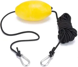 Anchor Marker Buoy, 30 ft. Marine Rope Tow Line Anchor Buoy Float Leash & Stainless Steel Hook,High Visibility Anchor Line Float