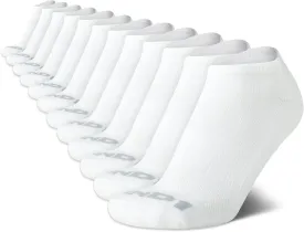 AND1 Men's Low Cut Socks - 12 Pack Performance Stretch Athletic Compression Socks for Men - Sports No Show Socks (6-12.5)