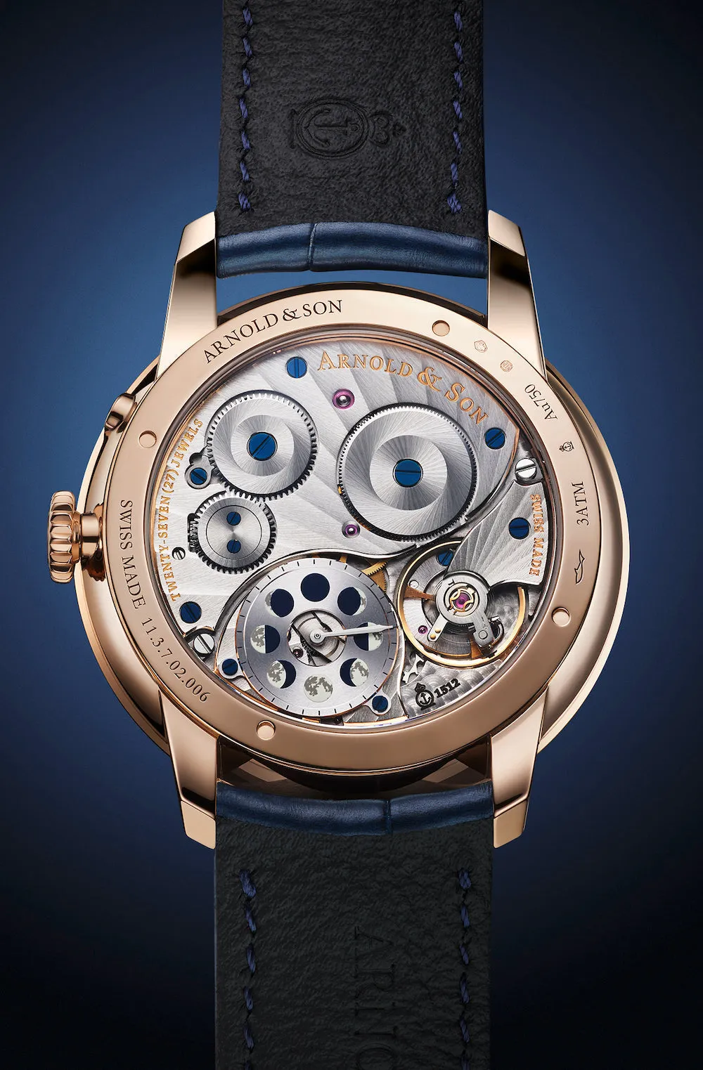 ARS Watch Perpetual Moon 41.5 Red Gold