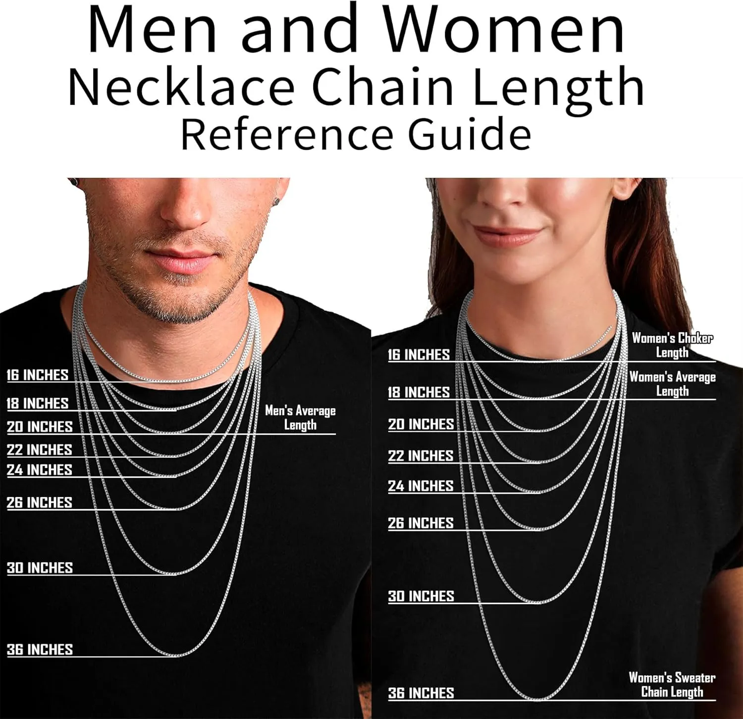 ASHINE 925 Sterling Silver 1mm & 0.8 Italian Box Chain Necklace 16" - 30" with Silver Polishing Cloth/Dainty & Sturdy Necklace for Women Available in 15 Lengths
