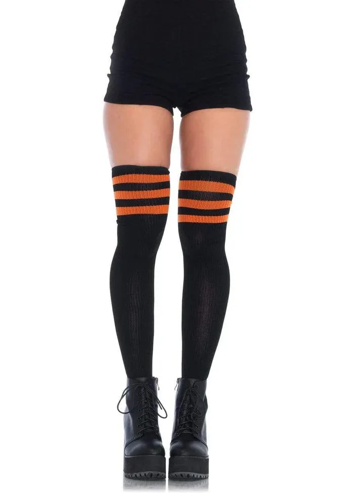 Athletic Thigh High Stockings 6605