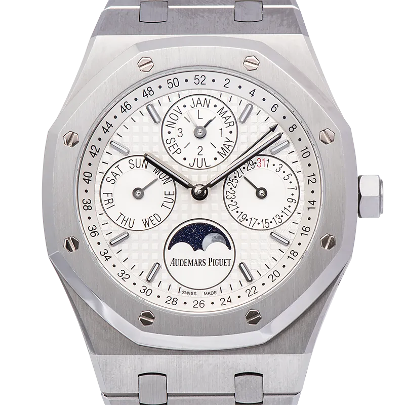 Audemars Piguet Royal Oak Perpetual Calender Steel White Dial 26574ST.OO.1220ST.01