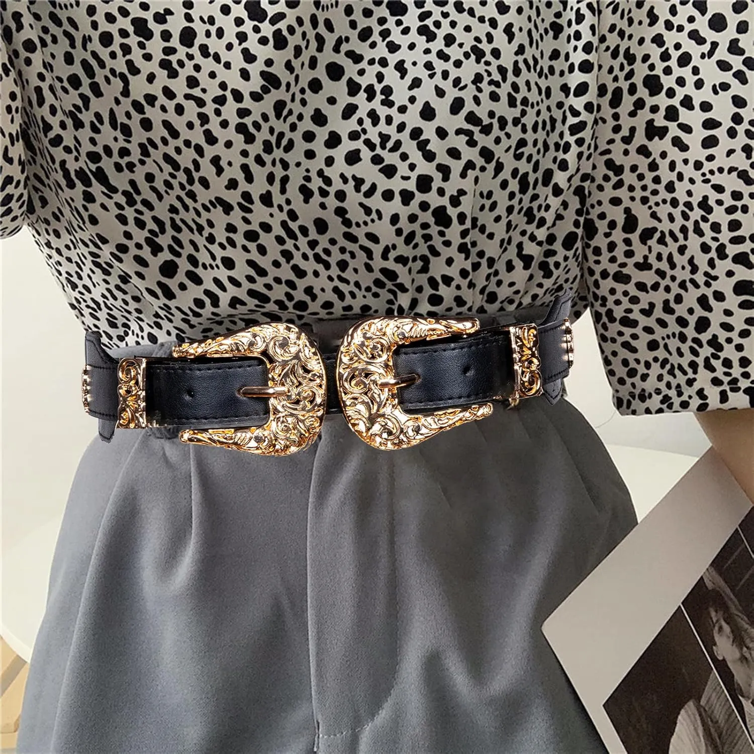 Barry.Wang 2pcs Pearl Belts Gift for Women Wedding Sash Belt for Dress Crystal Rhinestone Off White Waist Chain 95cm