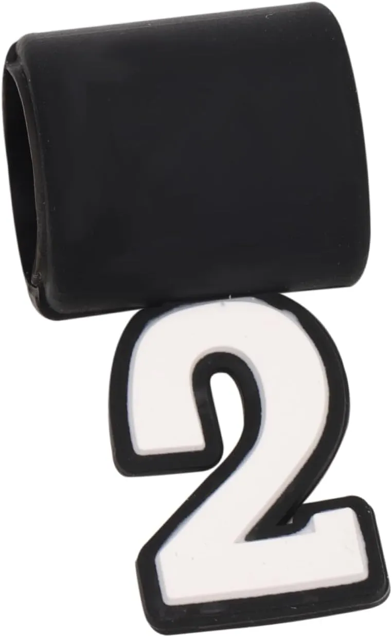Baseball Number Pendant, Silicone Number 0-9 Pendant for Sports Fan Baseball Necklace Silicone Number Pendant Recommended for Three Braided Rope Tornado Necklace