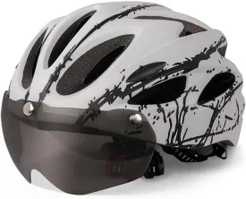 Bike Helmet for Men Women Adult Protective Cycling Helmet with Magnetic Visor for, Roller Skate, Scooter, Electric, Mountain Bike, Skateboards,
