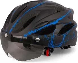 Bike Helmet for Men Women Adult Protective Cycling Helmet with Magnetic Visor for, Roller Skate, Scooter, Electric, Mountain Bike, Skateboards,