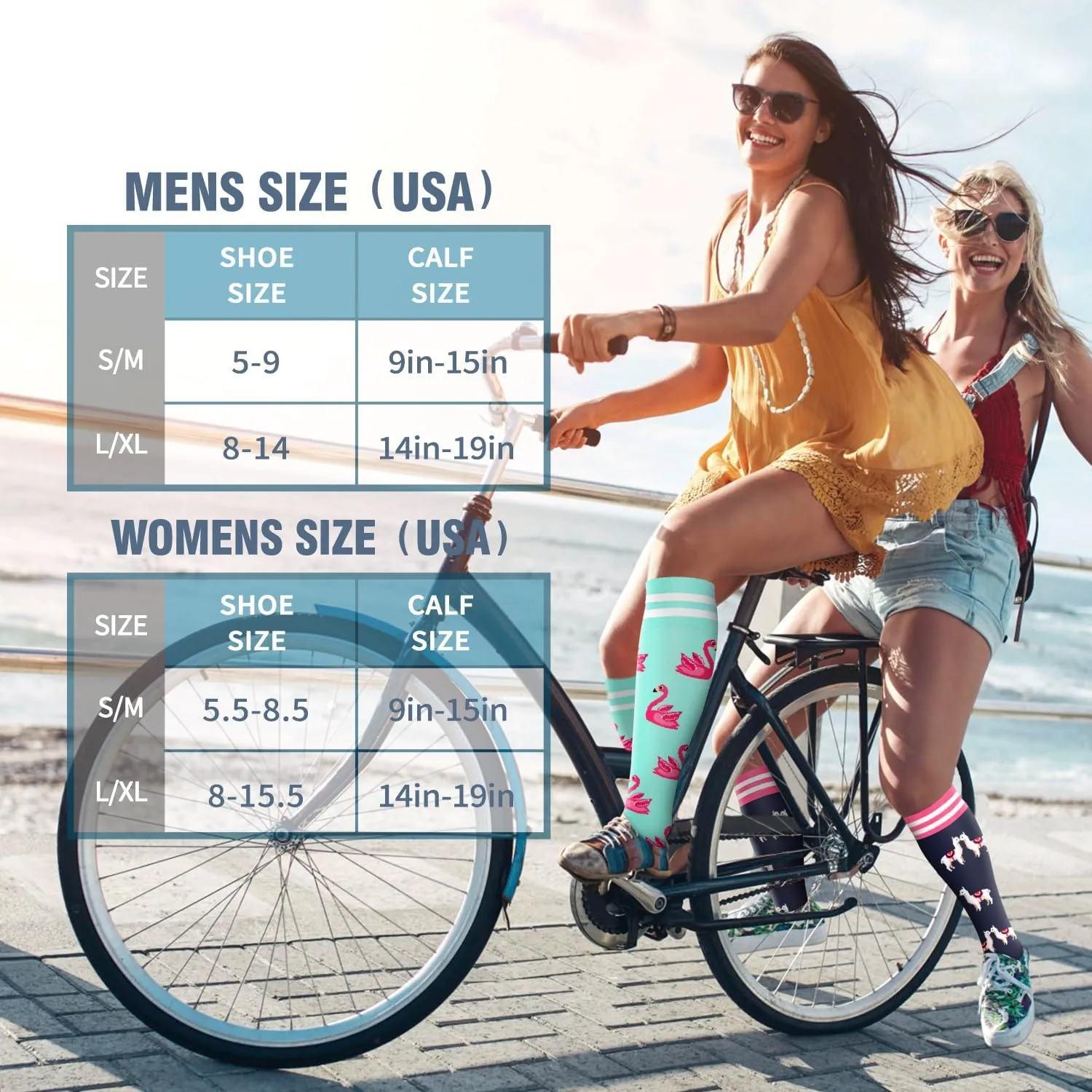 Bluemaple 6 Pack Copper Compression Socks for Women and Men Circulation-Best Support for Medical, Running,Nursing,Athletic