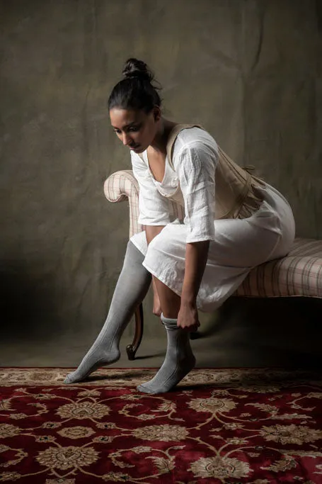 Clocked Silk Stocking