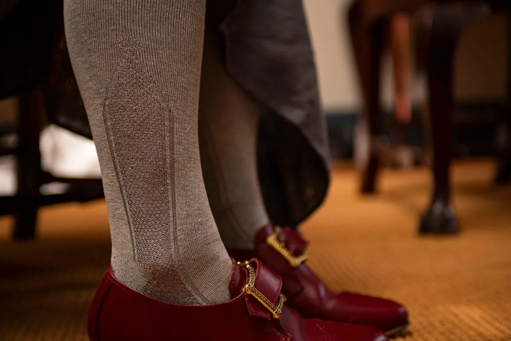 Clocked Silk Stocking