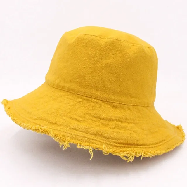 Distressed Bucket Hat