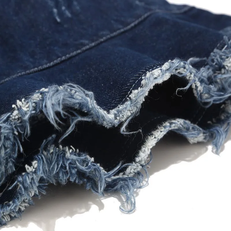 Distressed Denim Bucket Hat
