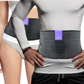 Everyday Medical Umbilical Hernia Belt - Breathable Fabric Abdominal Binder Fast Relief for Epigastric, Navel and Ventral Hernias - Hernia Support Belt with Naval Pad - 3 Sizes