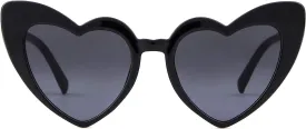 GIFIORE Heart Sunglasses Vintage Retro Oversized Heart Shaped Cat Eye Sun Glasses