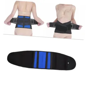 Lumbar Brace for Men Women High Sports Waist Support for Back Adjustable Breathable Mesh Waist Trainer