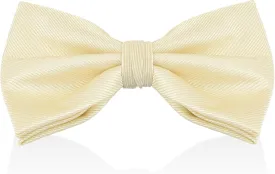 LUTHER PIKE SEATTLE Bow Ties For Men - Mens Woven Pre Tied Bowties, Bowtie Tuxedo Solid Color Formal Bow Tie for Costume