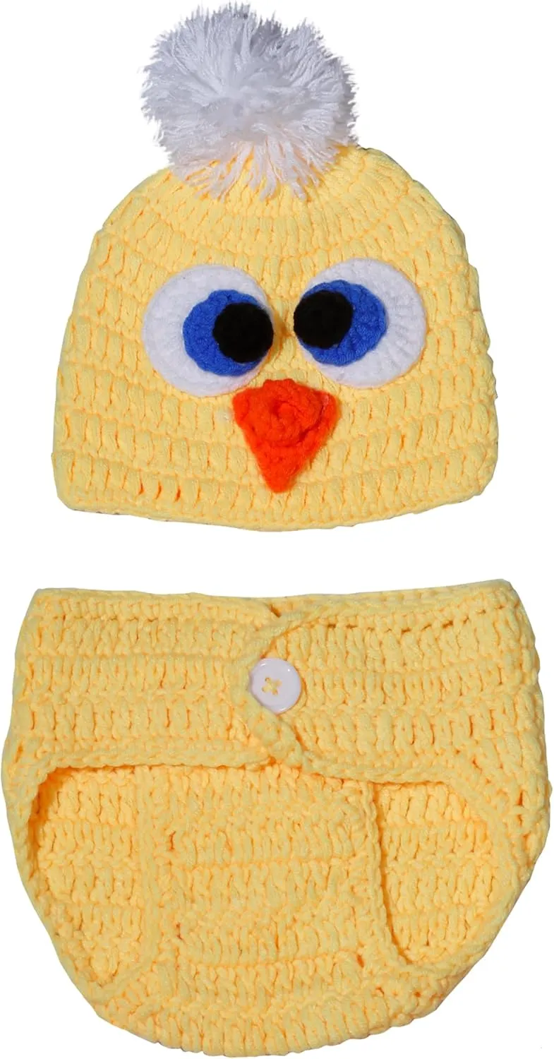 Matissa Newborn Baby Girl/Boy Crochet Knit Costume Photography Prop Hats Outfits
