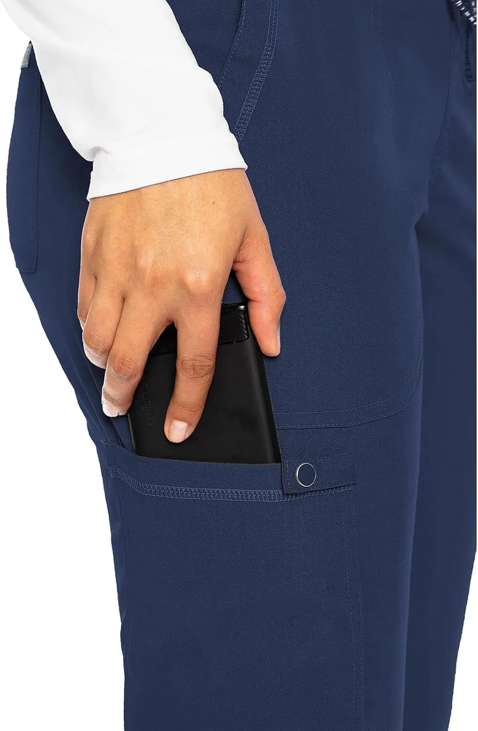 Med Couture Scrub Pants for Women Jogger Pant with 5 Pockets, Lightweight, Ultra Soft, 2-Way Stretch Fabric - MC7710
