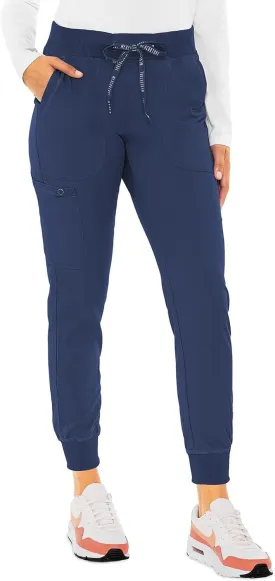 Med Couture Scrub Pants for Women Jogger Pant with 5 Pockets, Lightweight, Ultra Soft, 2-Way Stretch Fabric - MC7710