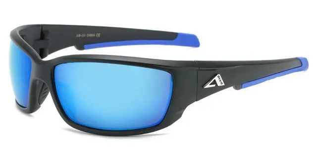 Men's Sports Sunglasses Arctic Blue Anti-Glare Blue Mirrored