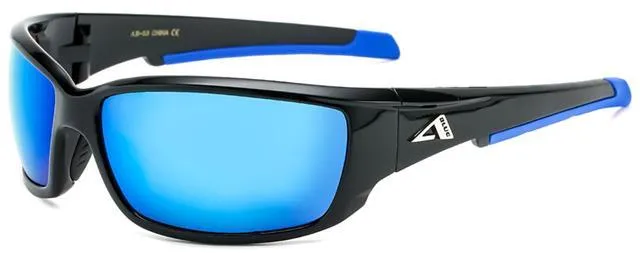 Men's Sports Sunglasses Arctic Blue Anti-Glare Blue Mirrored