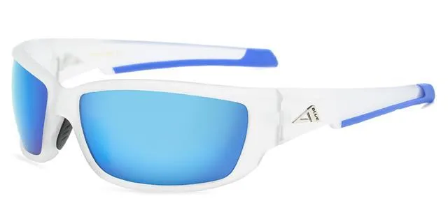Men's Sports Sunglasses Arctic Blue Anti-Glare Blue Mirrored