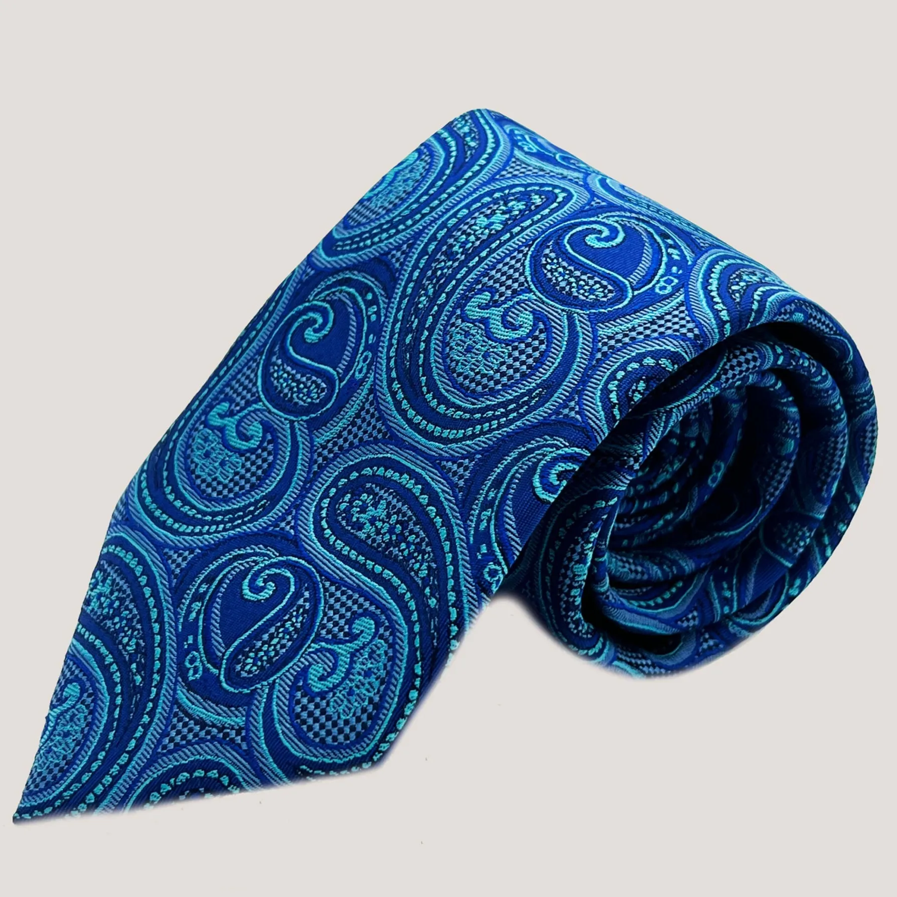 Paisley Panache Tie & Pocket Square 100% Silk for Men