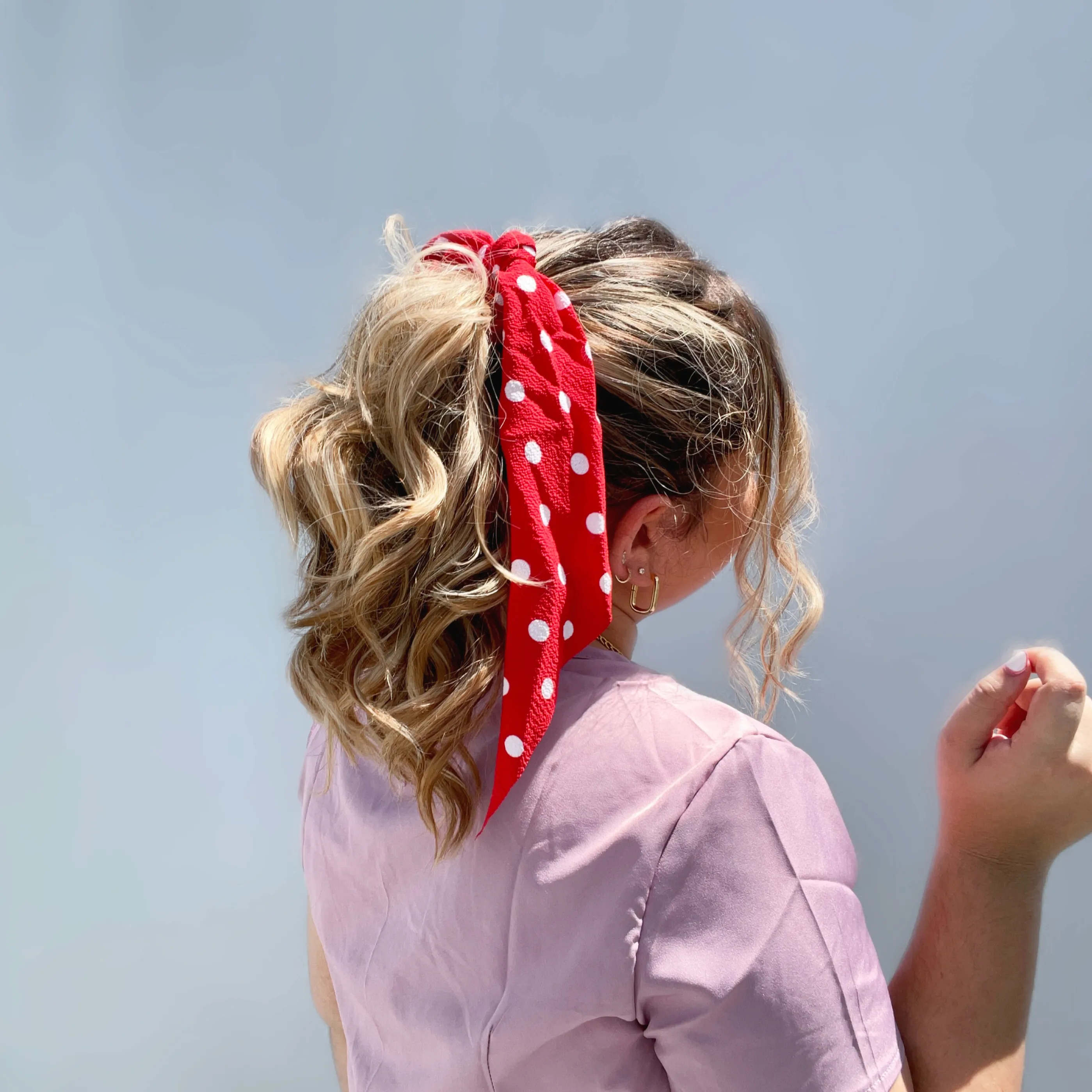 Polka Dots Hair Scrunchies