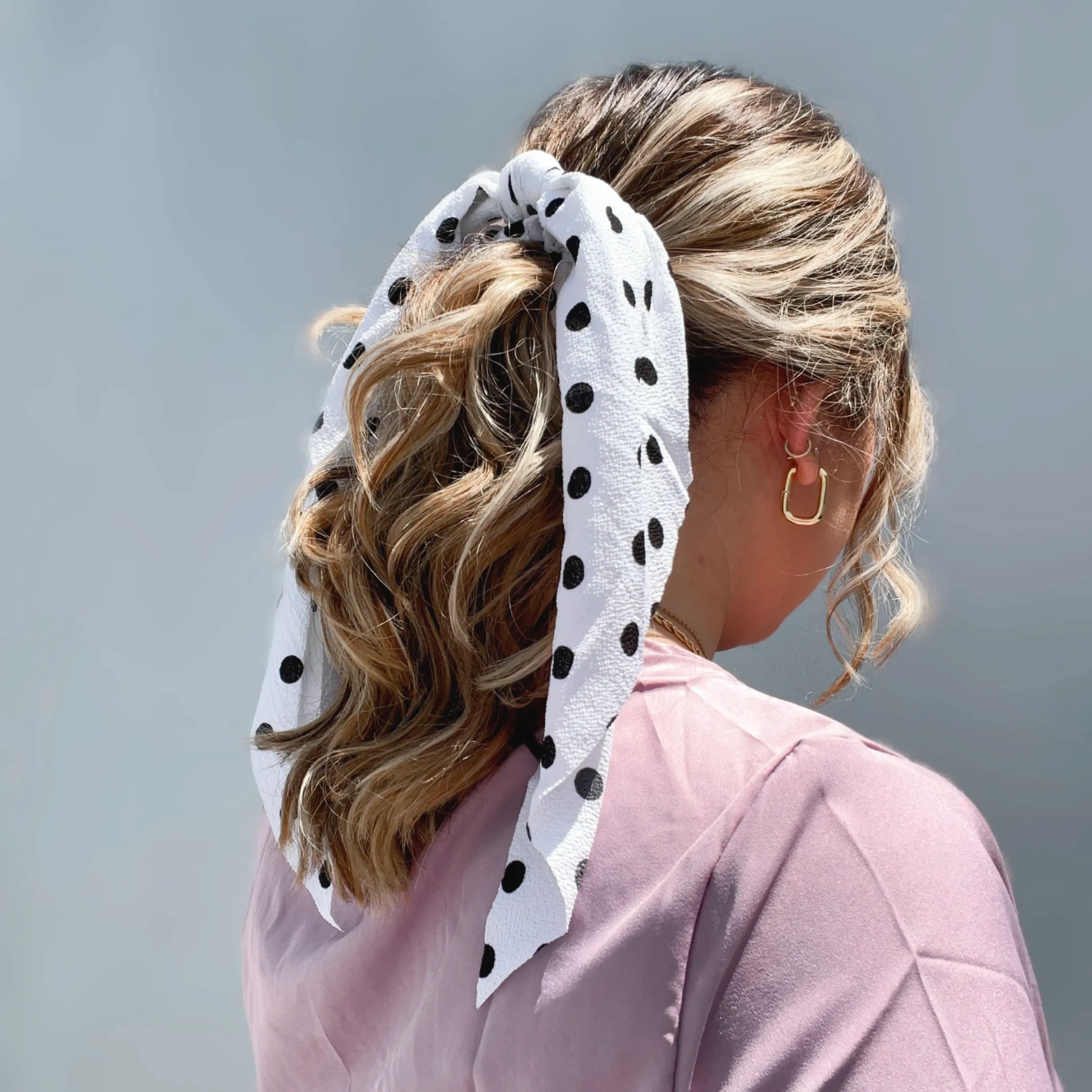 Polka Dots Hair Scrunchies