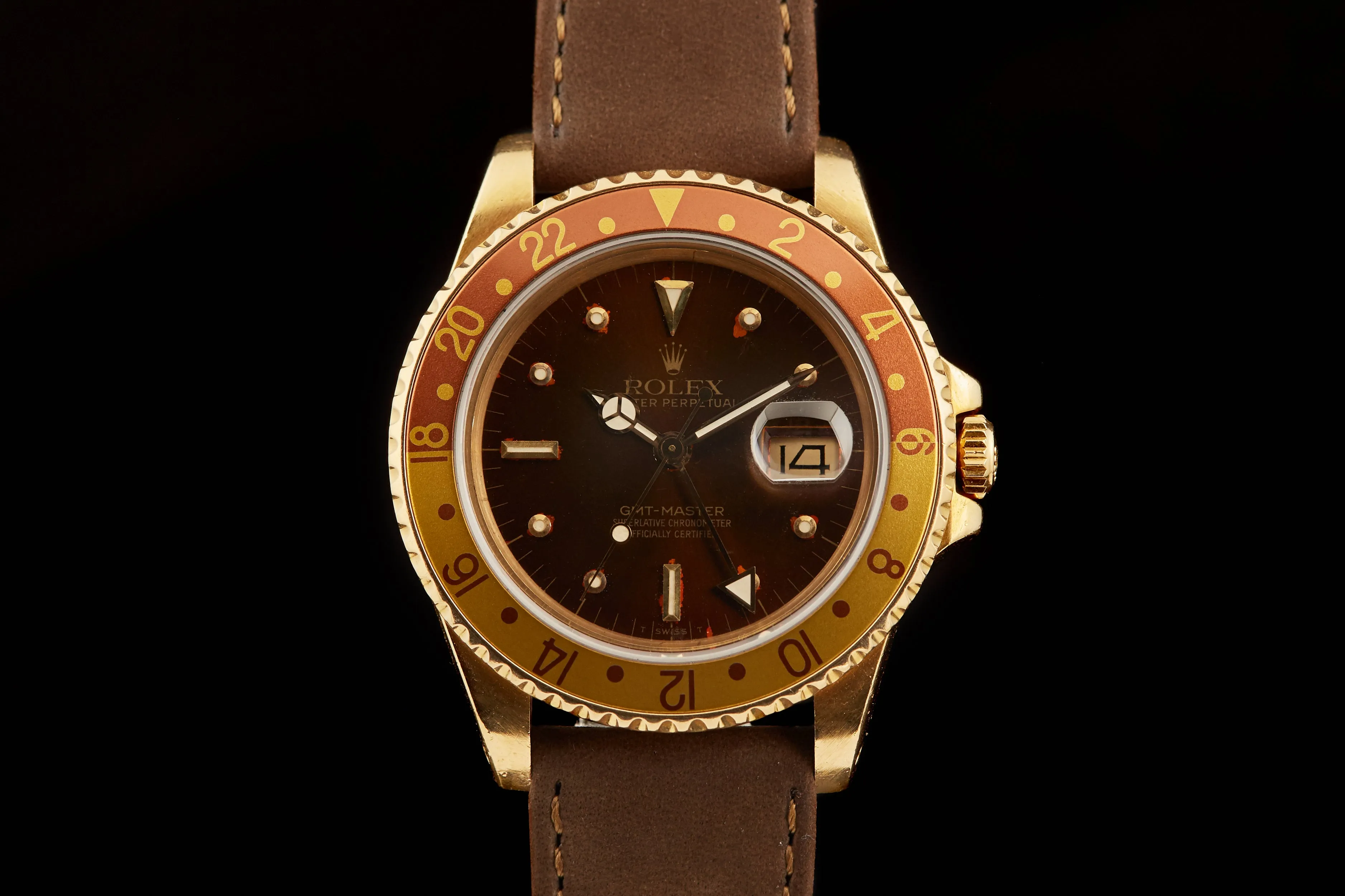 Rolex 18k GMT Master Rootbeer