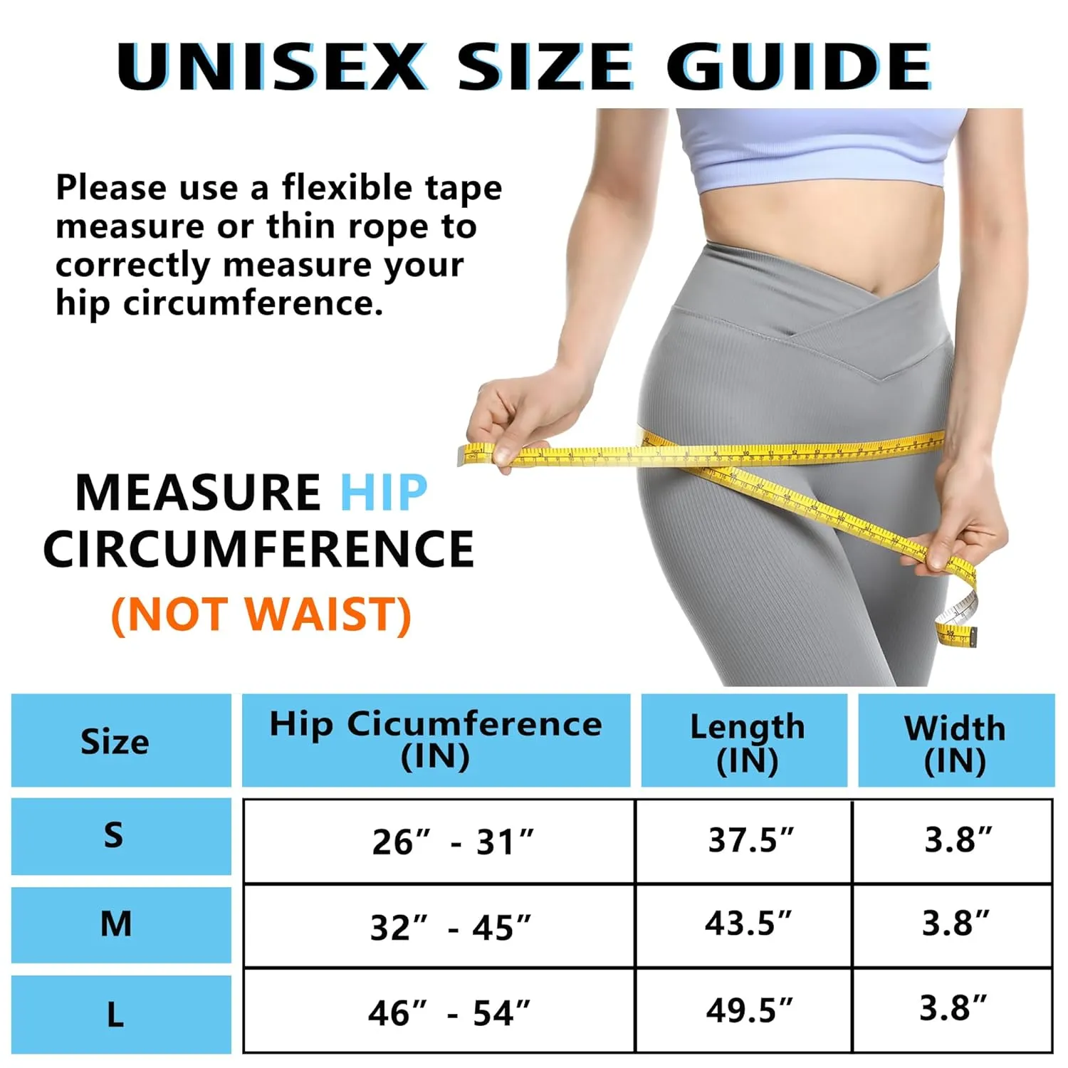 Sacroiliac SI Joint Belt - Lower Back Brace for Men and Women,Hip Braces for Pain Relief,Pelvic Support Belt for Sciatica Pelvis Lumbar(Large,Hip circumference45-54")