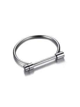 Screw it Bracelet Titanium Steel  and 18K Gold Plated Statement Fashion Jewelry - KESLEY