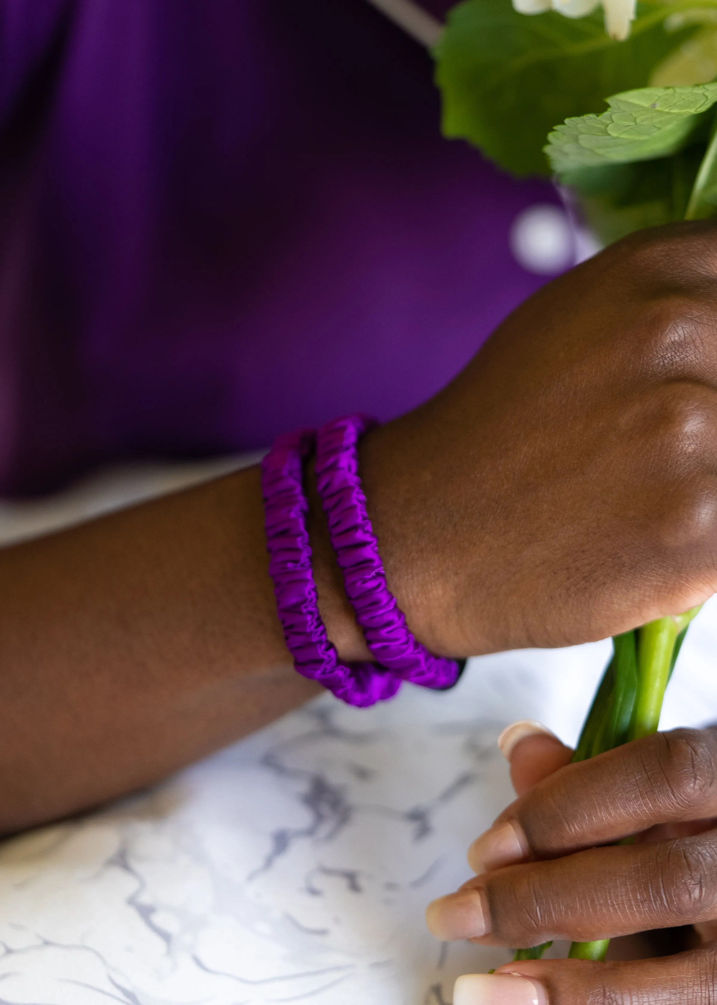Silk Hair Bands- skinny