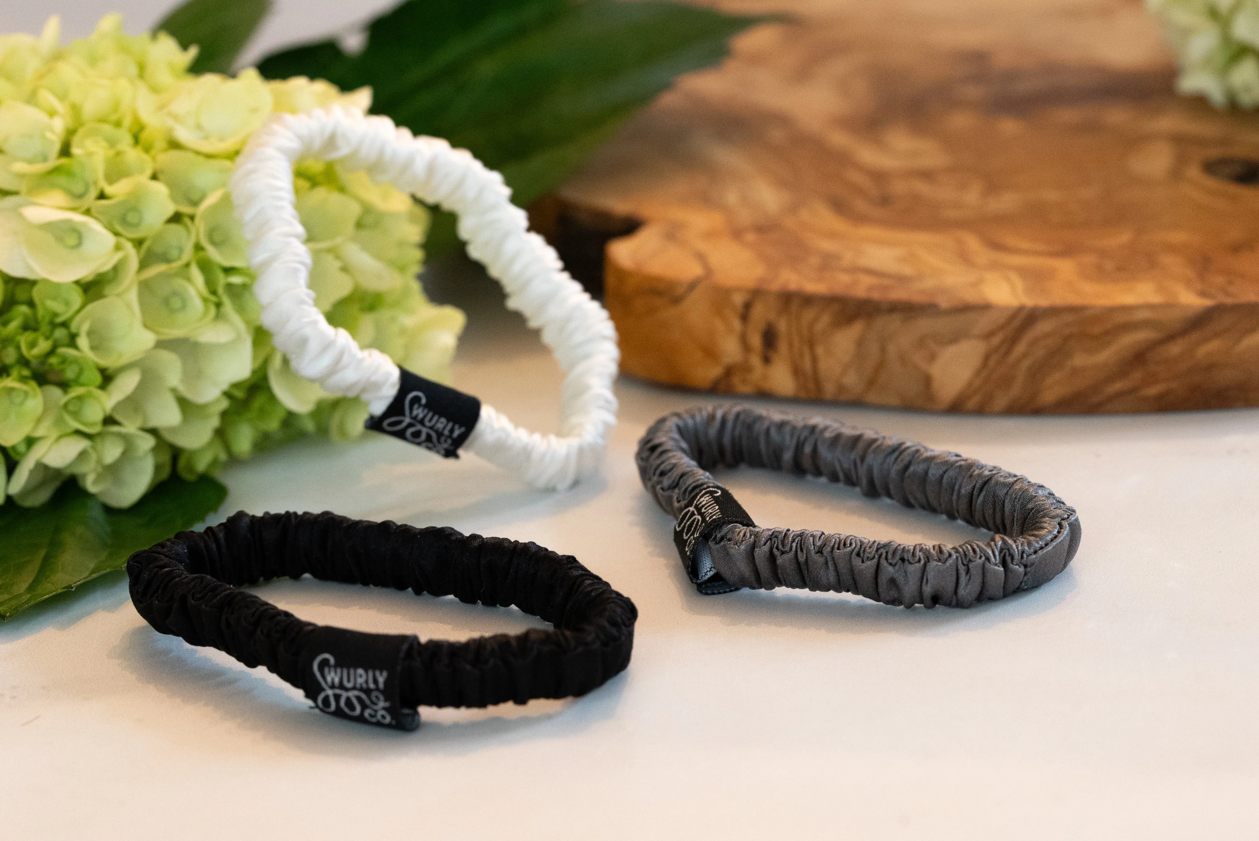Silk Hair Bands- skinny