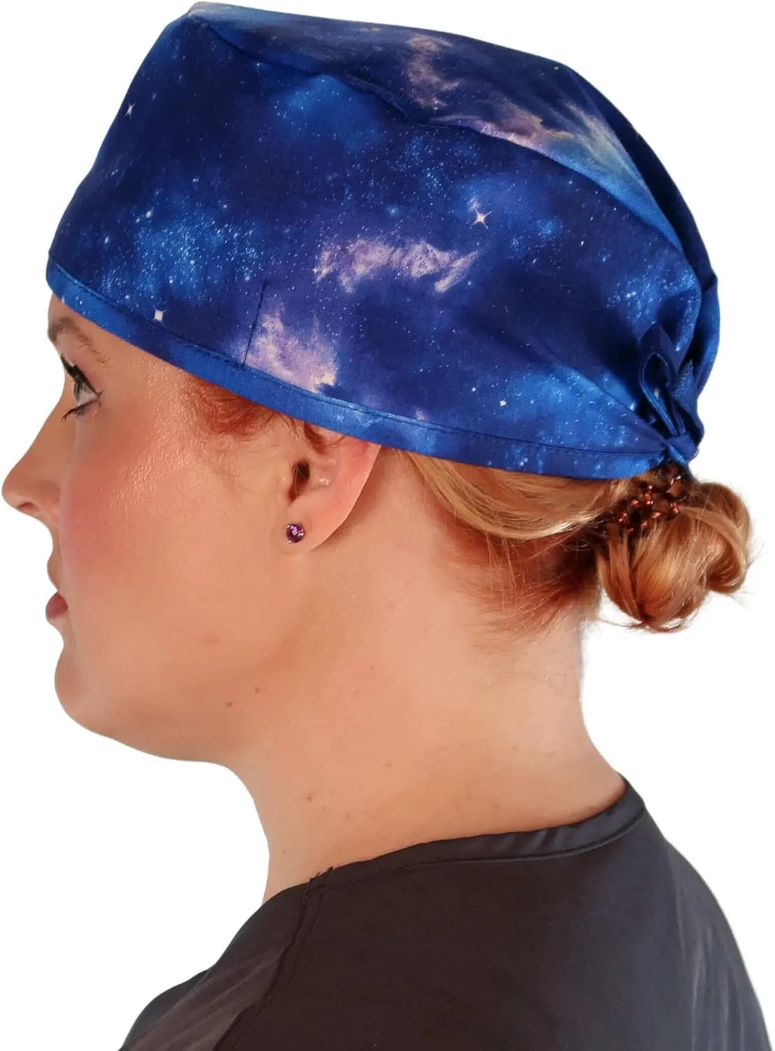 Sparkling EARTH Unisex Classic Surgical Style Scrub Working Cap - 100% Cotton - Made in The USA!
