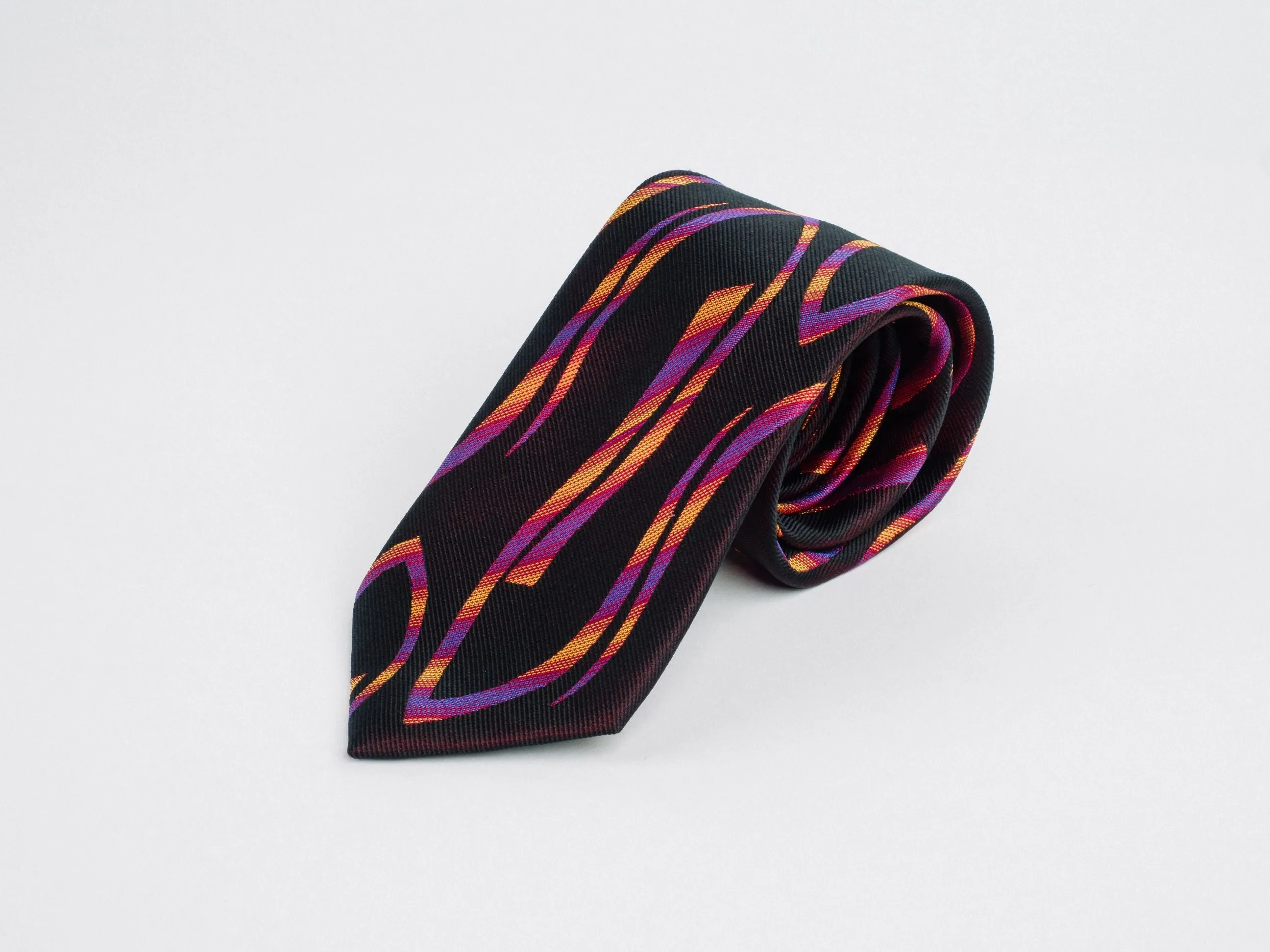 Steven Land | 100% Silk | Retro Tie & Pocket Square