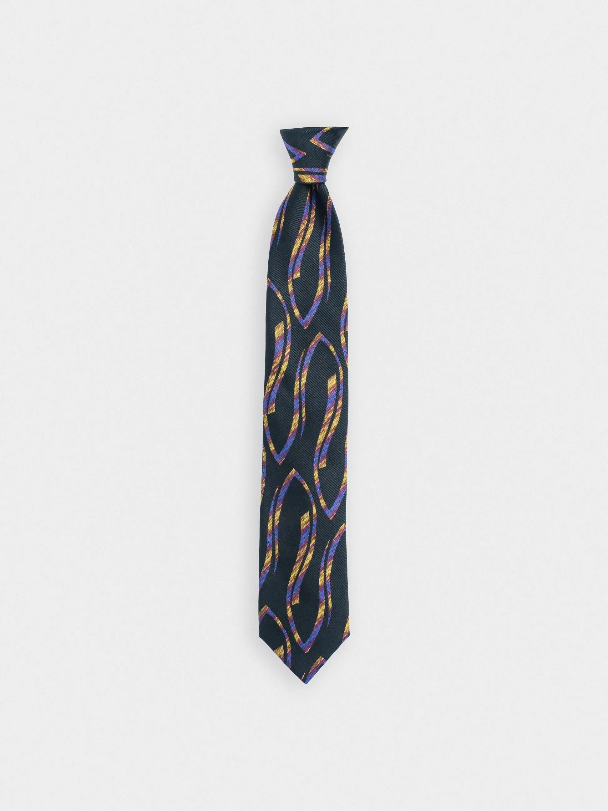 Steven Land | 100% Silk | Retro Tie & Pocket Square