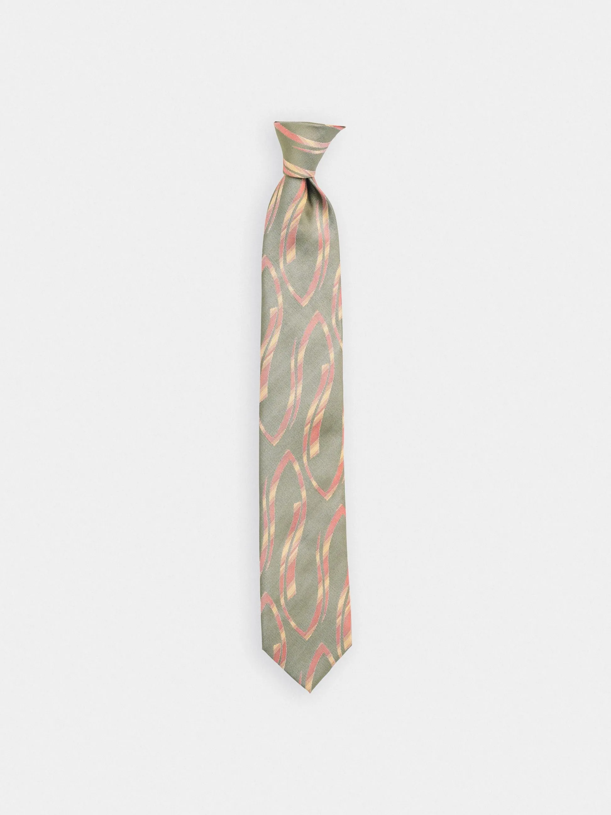 Steven Land | 100% Silk | Retro Tie & Pocket Square