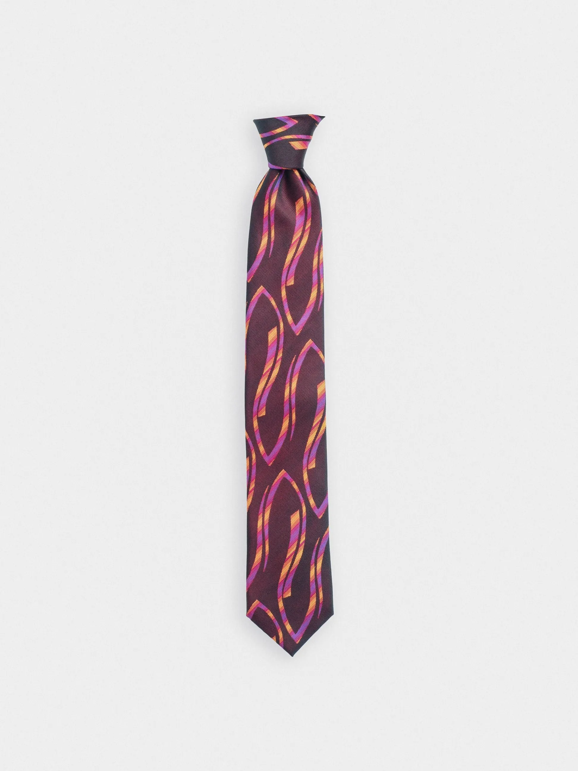 Steven Land | 100% Silk | Retro Tie & Pocket Square