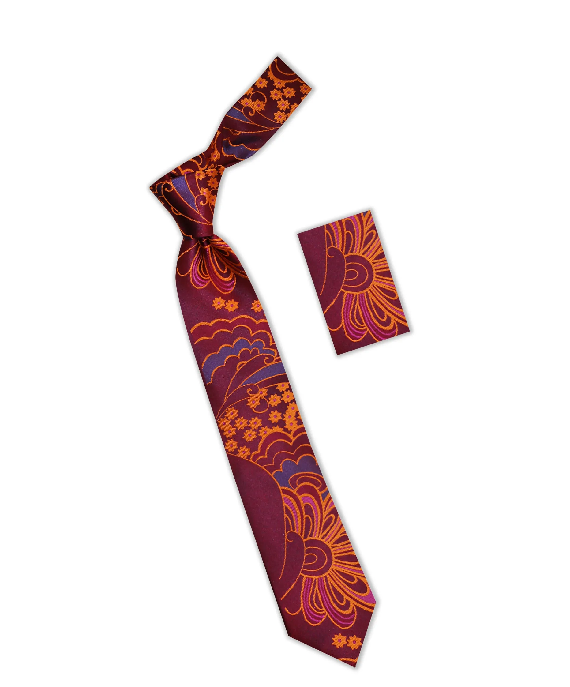 Steven Land | 100% Silk | Shizen Tie & Pocket Square