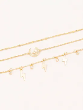 Stromy Night Bracelet Set