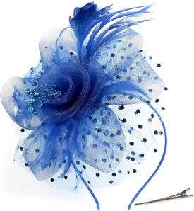 WOVOWOVO Women's Fascinators Hats Fascinators for Women Tea Party Cocktail Wedding Headwear Headband for Women Girls